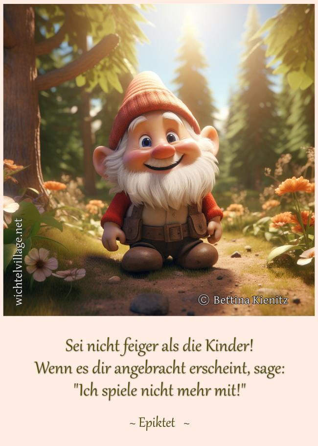 Sei nicht feiger als die Kinder!