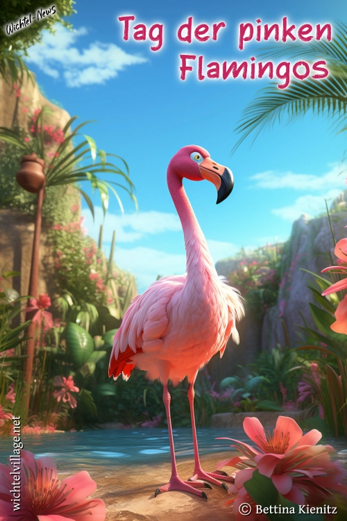 Wichtel-News: Tag der pinken Flamingos