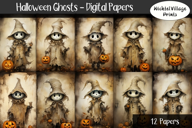 Halloween Ghosts - Digital Papers