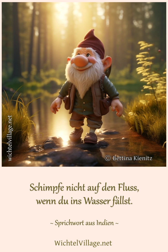 Schimpfe nicht auf den Fluss