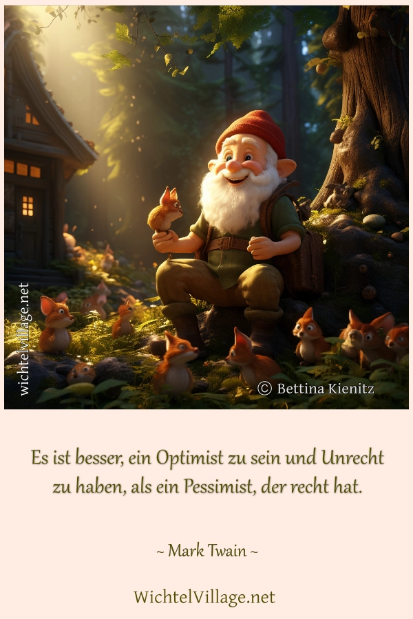 Es ist besser, ein Optimist zu sein