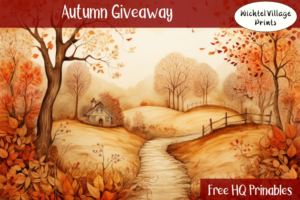 Autumn Giveaway - Junk Journal Pages