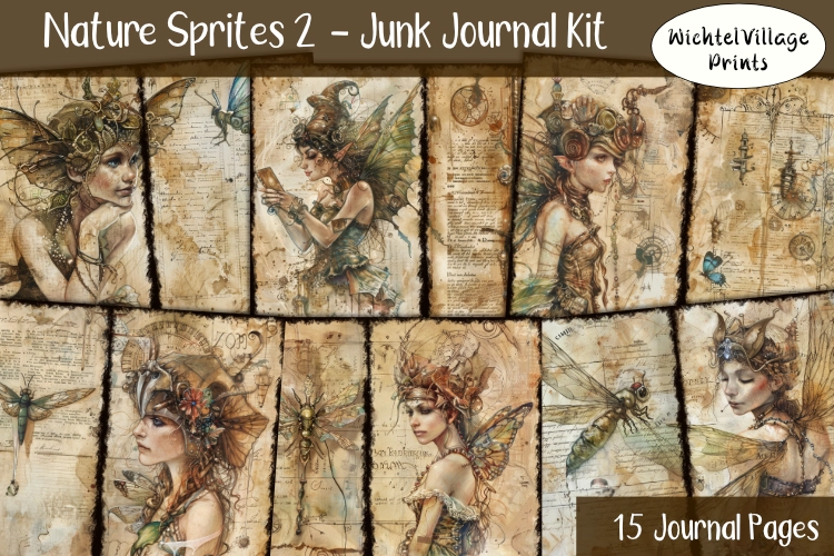 Nature Sprites 2 - Junk Journal Kit