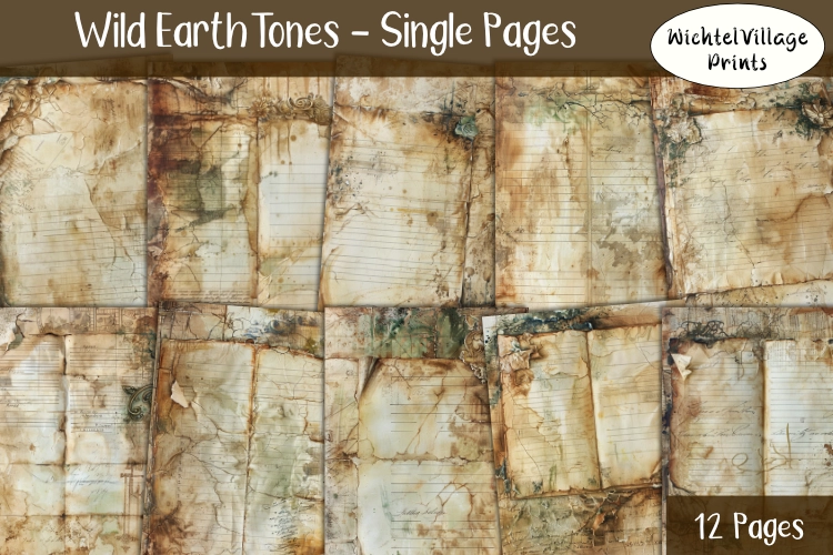 Wild Earth Tones - Single Pages