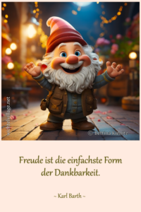 Freude ist die einfachste Form