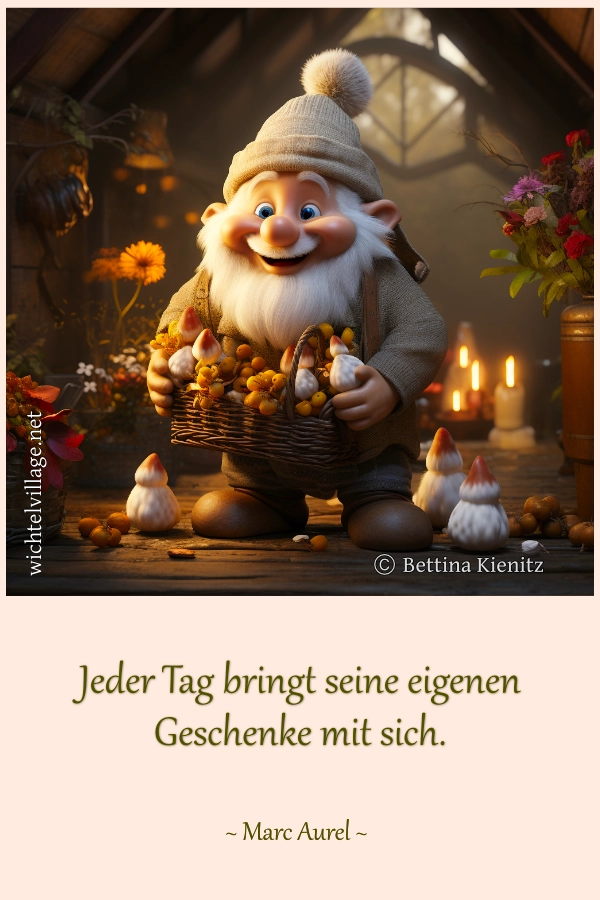 Jeder Tag bringt seine eigenen Geschenke