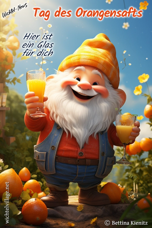 Wichtel-News - Tag des Orangensafts