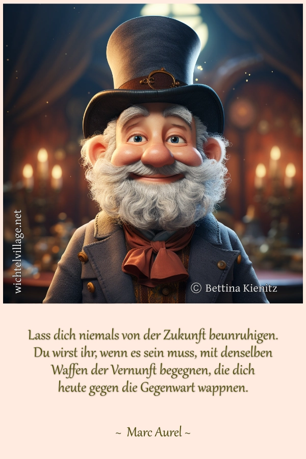 Lass dich niemals von der Zukunft