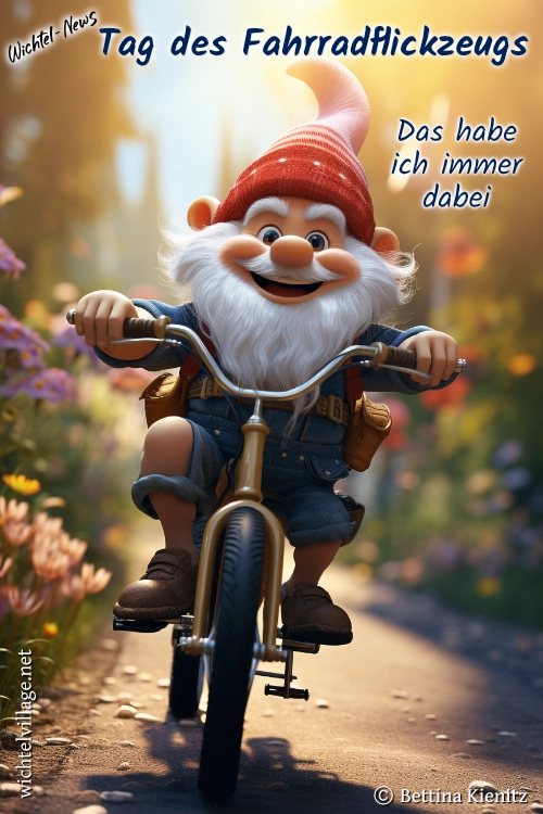 Wichtel-News - Tag des Fahrradflickzeugs