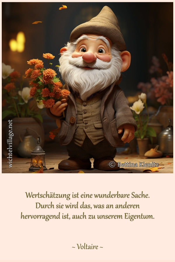 Wertschätzung ist eine wunderbare Sache