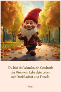 Du bist ein Wunder, ein Geschenk des Himmels