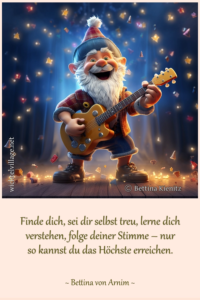 Finde dich, sei dir selbst treu