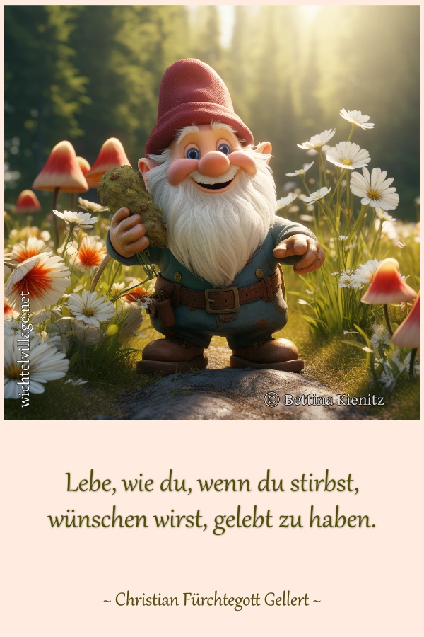 Lebe, wie du, wenn du stirbst