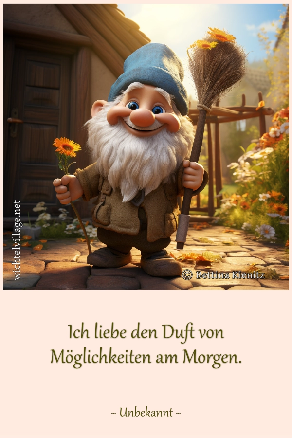 Ich liebe den Duft von Möglichkeiten