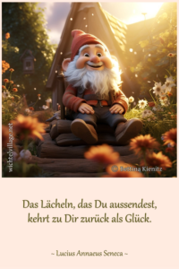 Das Lächeln, das du aussendest
