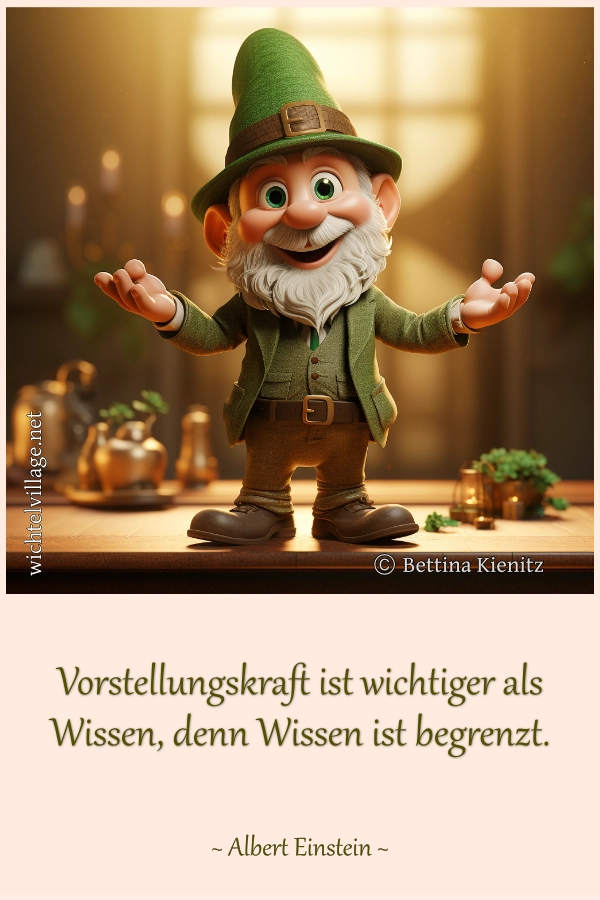 Vorstellungskraft ist wichtiger als Wissen