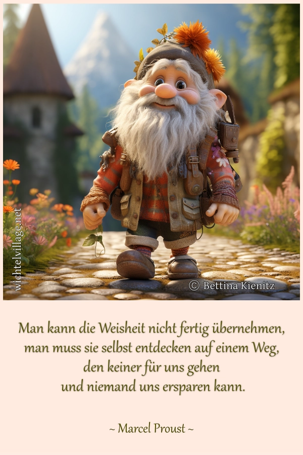 Man kann die Weisheit nicht fertig übernehmen