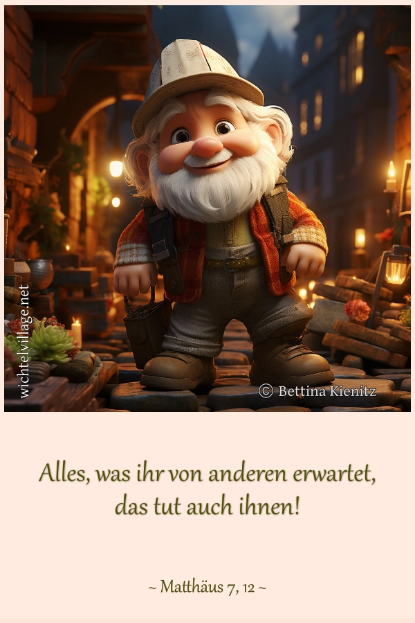 Was ihr von anderen erwartet