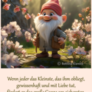 Wenn jeder das Kleinste