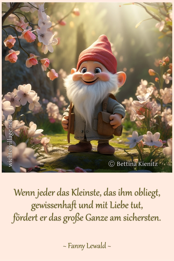 Wenn jeder das Kleinste