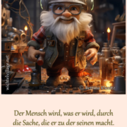 Der Mensch wird, was er wird
