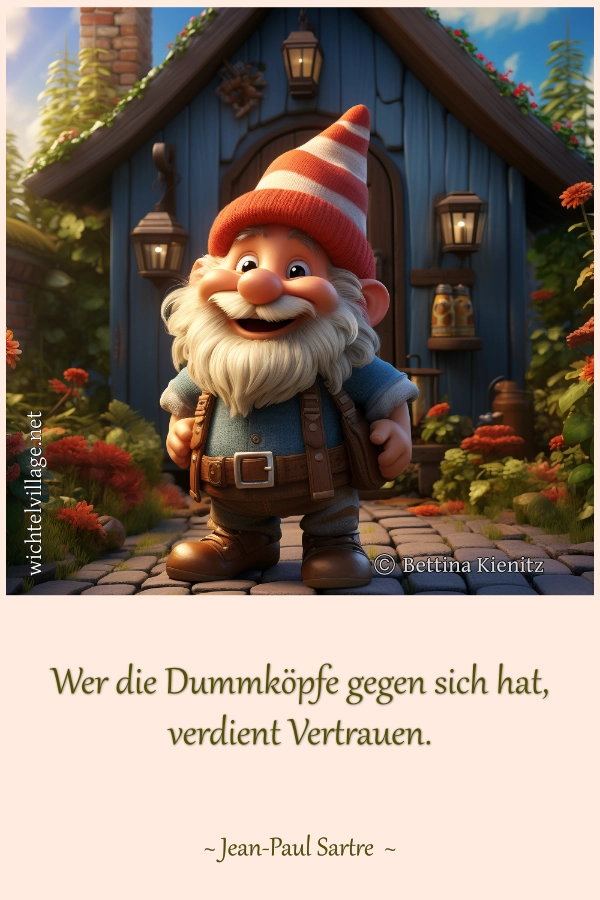 Wer die Dummköpfe gegen sich hat