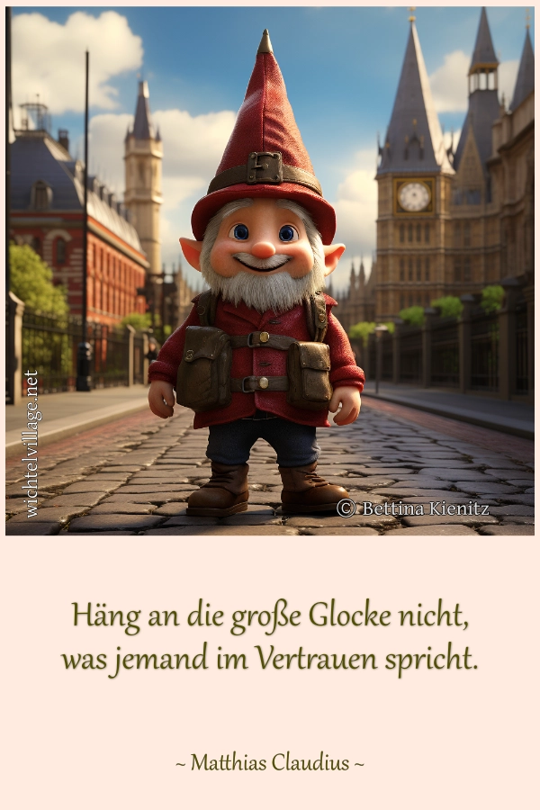 Häng an die große Glocke nicht