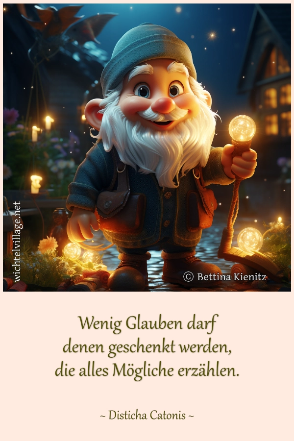 Wenig Glauben darf denen geschenkt werden