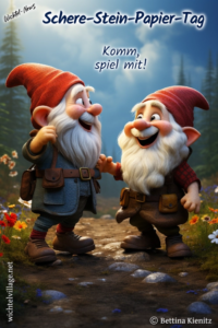 Wichtel-News - Internationaler Schere-Stein-Papier-Tag