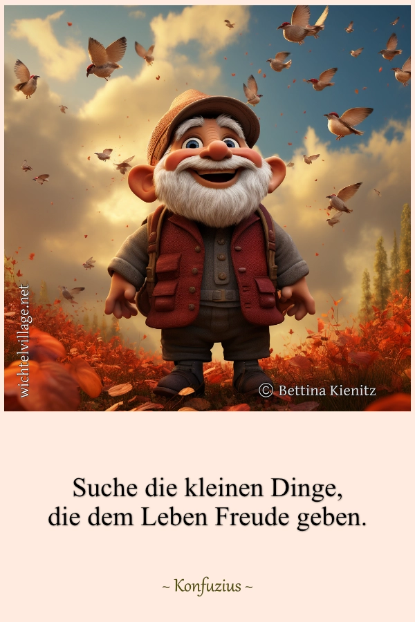 Suche die kleinen Dinge