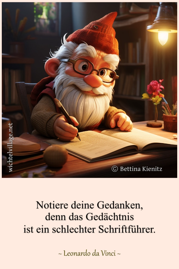 Notiere deine Gedanken