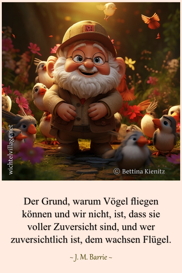 Der Grund, warum Vögel fliegen können