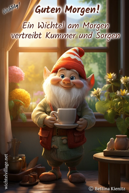 Wichtelig - Ein Wichtel am Morgen