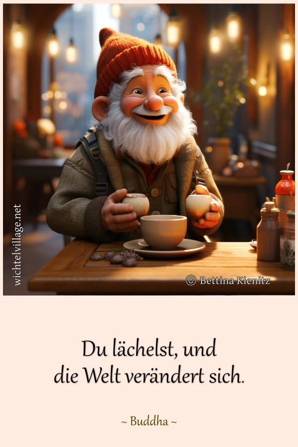 Du lächelst