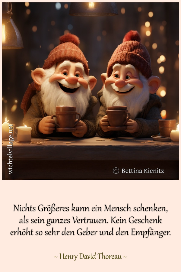 Nichts Größeres kann ein Mensch schenken
