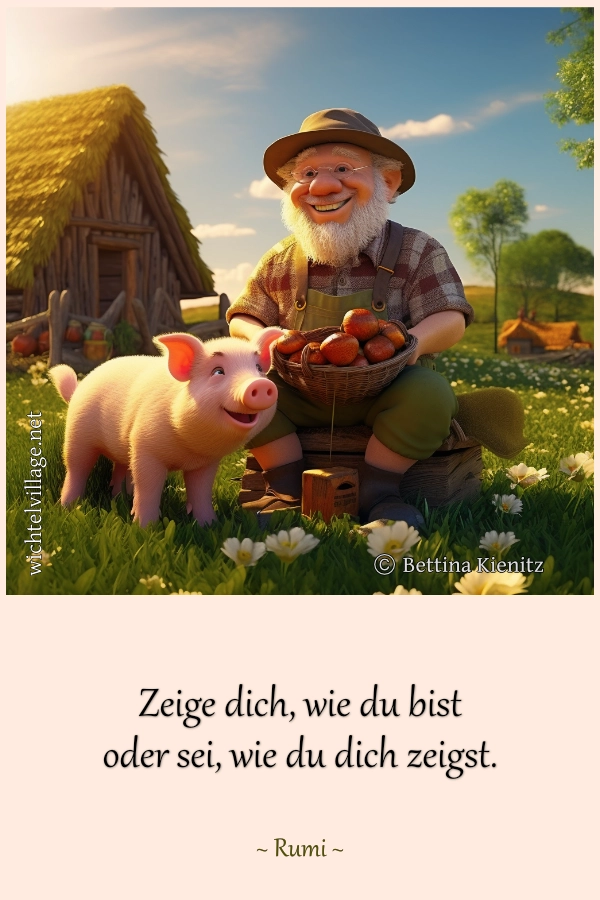 Zeige dich, wie du bist