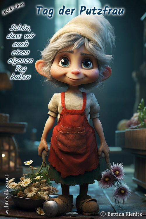 Wichtel-News - Internationaler Tag der Putzfrau Wichtel-News - Internationaler Tag der Putzfrau
