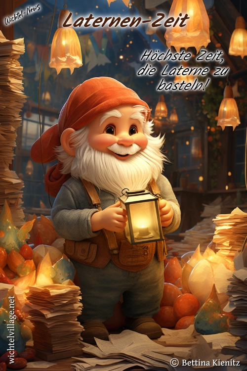 Wichtel-News - Zeit die Martinslaterne zu basteln Wichtel-News - Zeit die Martinslaterne zu basteln