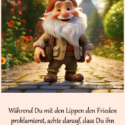 Während du mit den Lippen