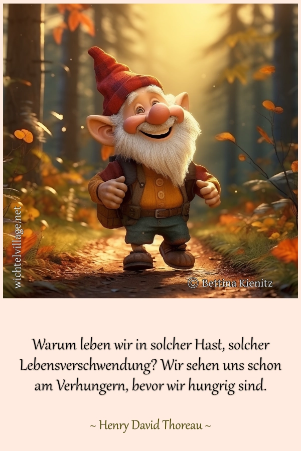 Warum leben wir in solcher Hast