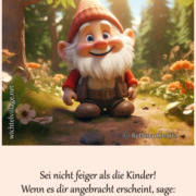 Sei nicht feiger als die Kinder