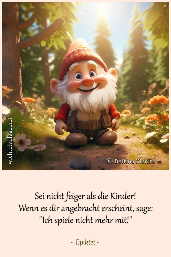Sei nicht feiger als die Kinder