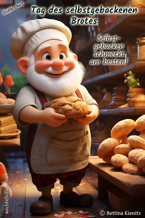 Wichtel-News - Tag des selbstgebackenen Brotes Wichtel-News - Tag des selbstgebackenen Brotes