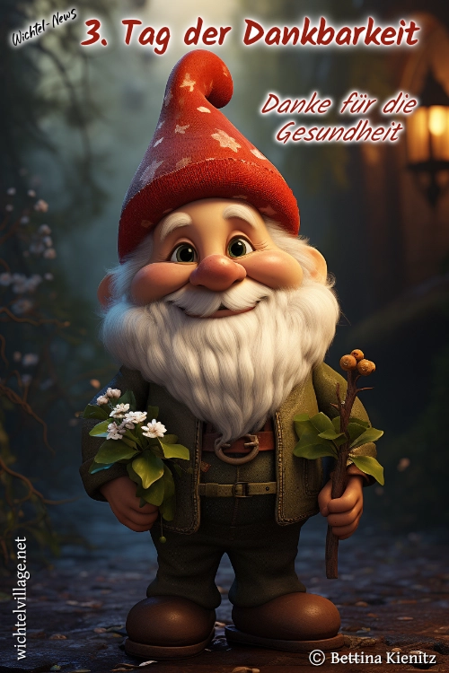 Wichtel-News - 3. Tag der Dankbarkeit Wichtel-News - 3. Tag der Dankbarkeit