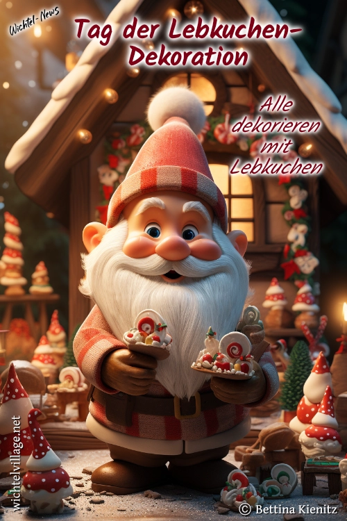 Wichtel-News - Tag der Lebkuchen-Dekoration