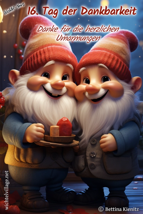 Wichtel-News - 16. Tag der Dankbarkeit Wichtel-News - 16. Tag der Dankbarkeit