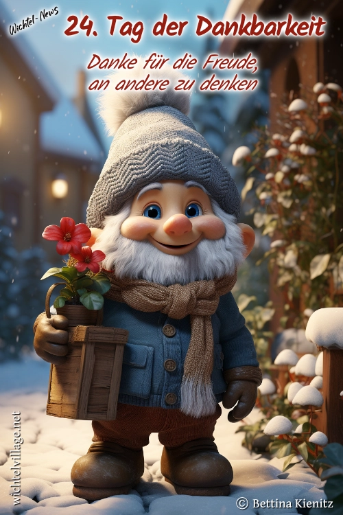 Wichtel-News - 24. Tag der Dankbarkeit