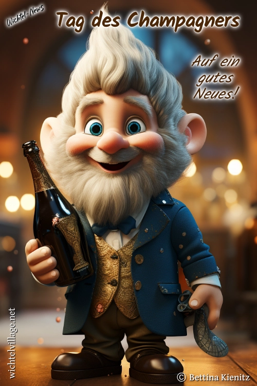 Wichtel-News - Tag des Champagners