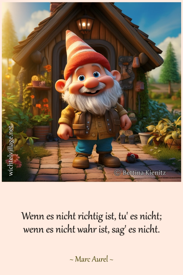 Wenn es nicht richtig ist, tu' es nicht