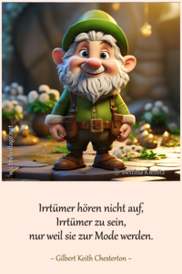 Irrtümer hören nicht auf